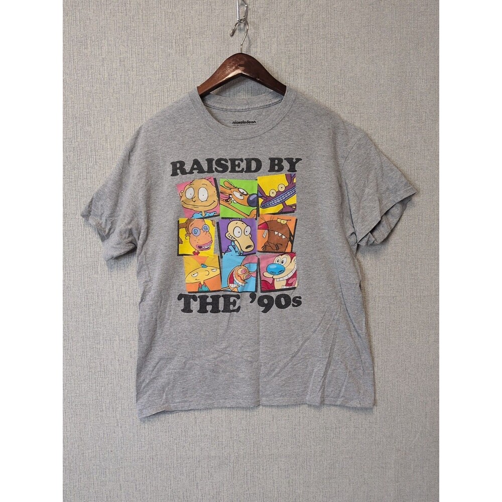 Nickelodeon Raised By The '90's Gray T-Shirt Men's Size L